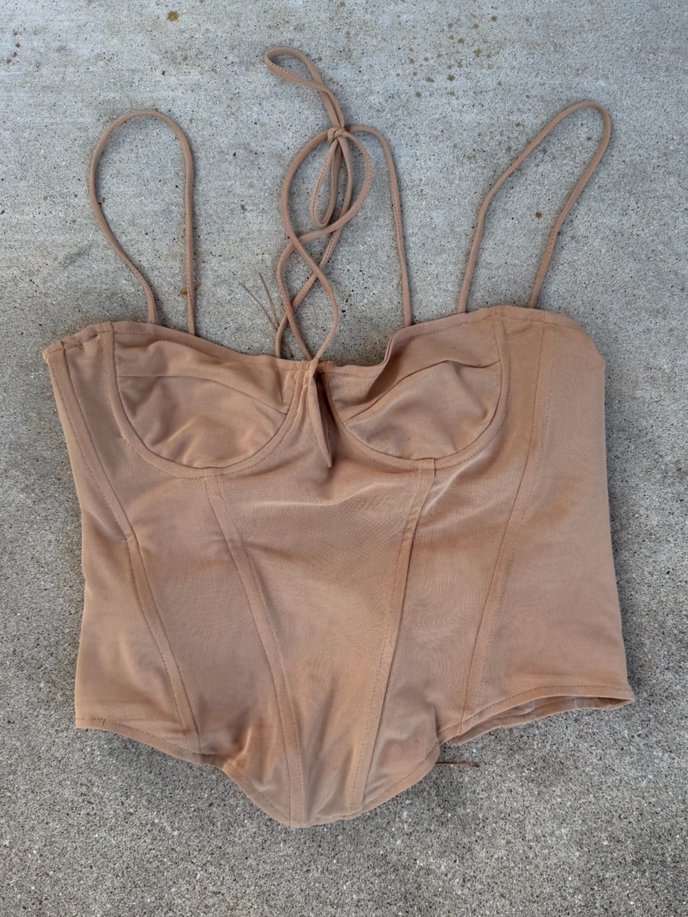 Olivaceous L corset